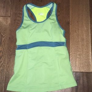 Running tank with built in bra